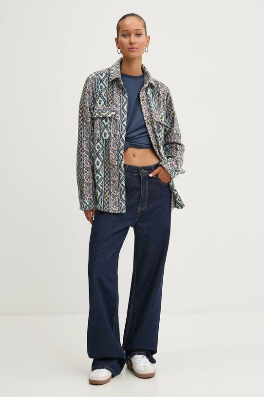 Billabong cămașă din lână Forge Fleece ABJFT00423 gri AW24