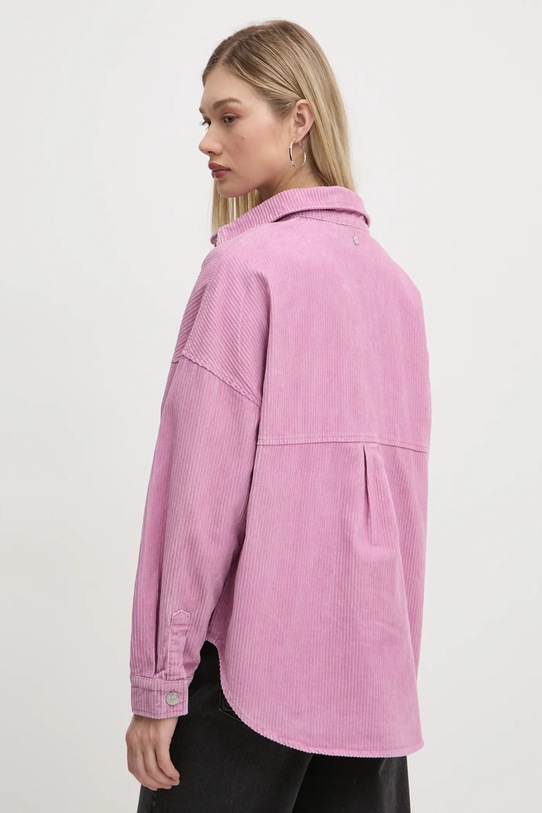 Odzież Roxy koszula sztruksowa Kick Back Washed Cord ERJWT03642 różowy