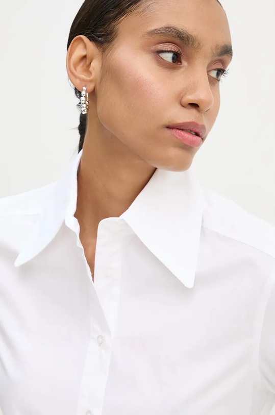 Remain cămașă din bumbac 0 alb 502127