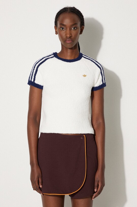 adidas Originals t-shirt Knit slim white IX0945