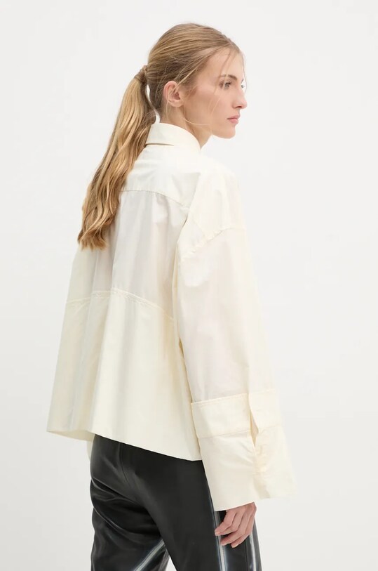 Odzież MM6 Maison Margiela koszula bawełniana S62DT0034.S47294 beżowy