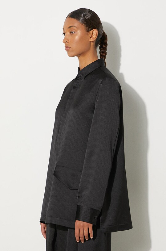 Košile Y-3 Tech Seersucker Shirt černá IN4397