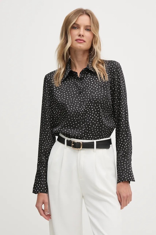 Sisley camicia regolare nero 5WDJLQFF7