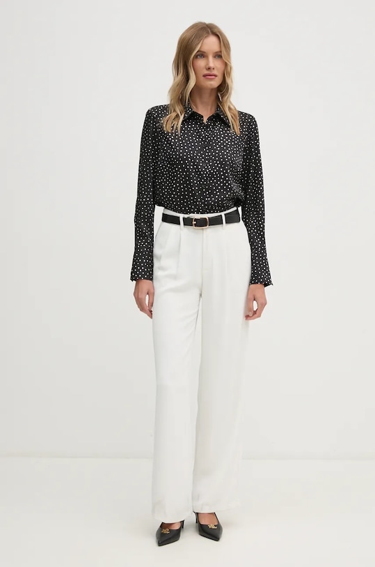 Sisley camicia 5WDJLQFF7 nero AW24