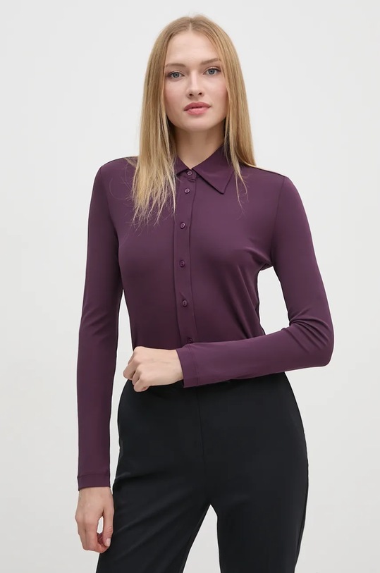 Sisley camasa lung violet 54HXLQ087