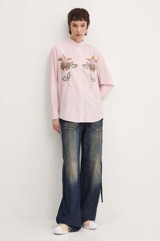Oblečení Košile Desigual NAGANO 24WWCW40 růžová
