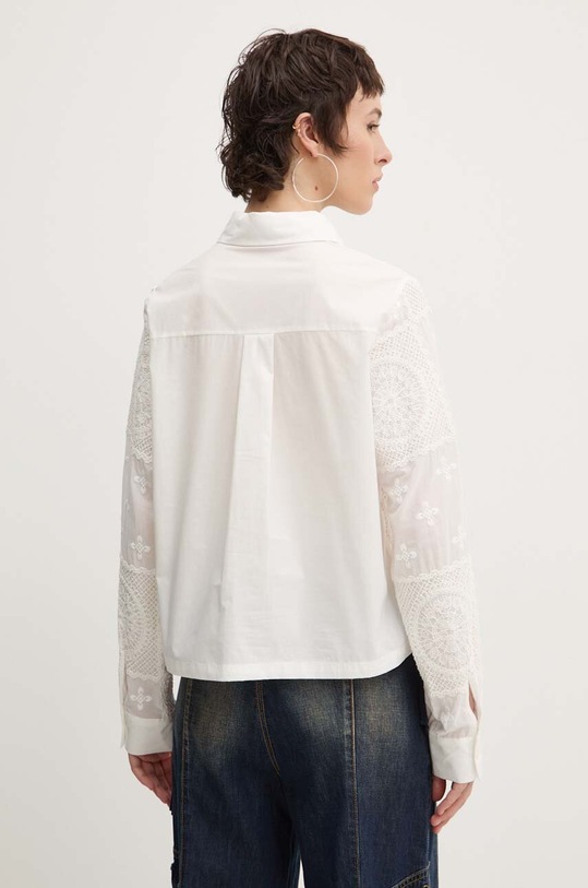 Pamučna košulja Desigual SENDAI bijela 24WWCW31