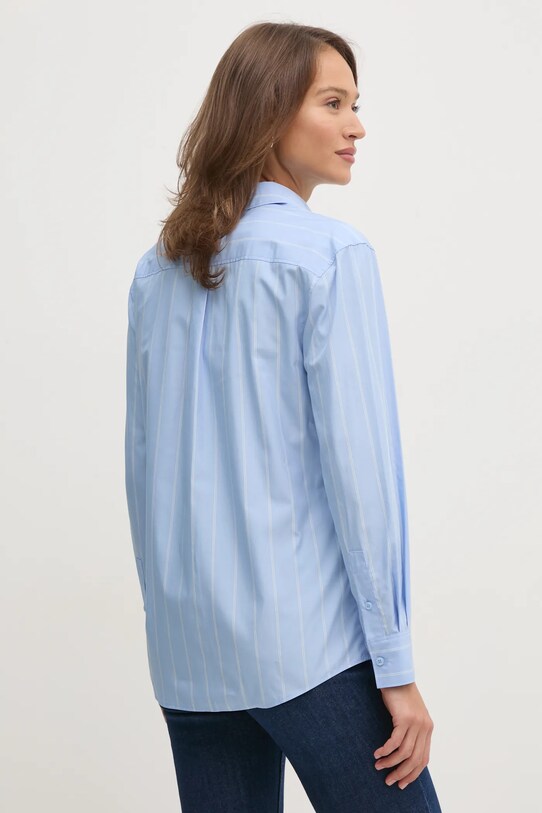Одежда Хлопковая рубашка Calvin Klein K20K207670 голубой