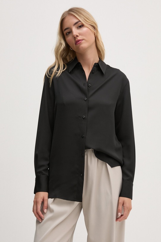 Košile Calvin Klein dlouhý černá K20K207992