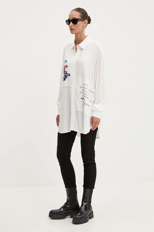 Košile Desigual KOBE 24WWCW16 bílá AW24