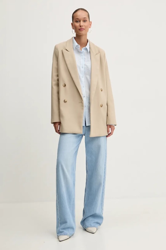 Desigual koszula bawełniana CHIBA 24WWCW22 niebieski AW24