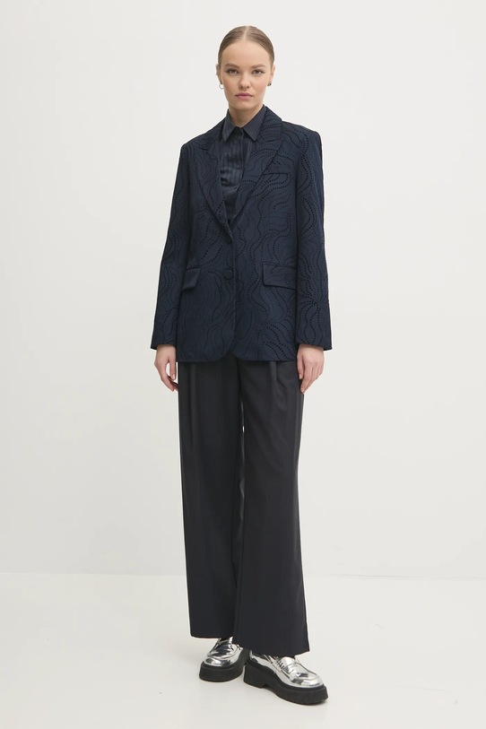 Pamučna košulja Desigual CHIBA 24WWCW22 mornarsko plava AW24