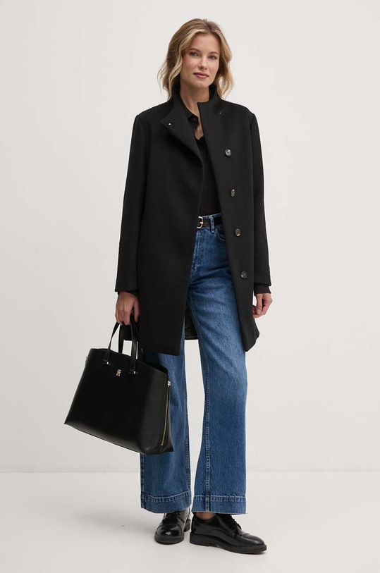 Рубашка Tommy Hilfiger WW0WW42906 чёрный AW24