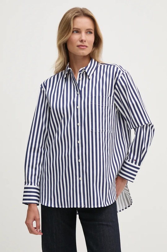 Tommy Hilfiger koszula wzorzyste granatowy WW0WW43044