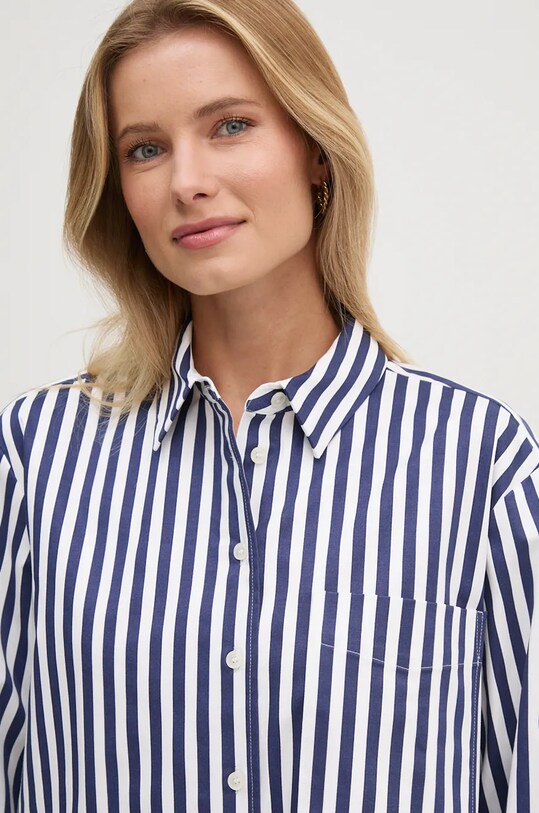 Košile Tommy Hilfiger námořnická modř WW0WW43044
