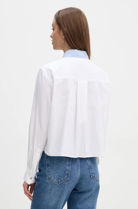 Odzież Tommy Hilfiger koszula WW0WW43048 biały