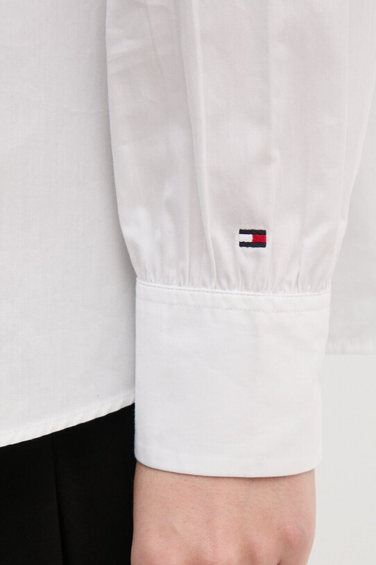Bavlnená košeľa Tommy Hilfiger WW0WW43529 biela