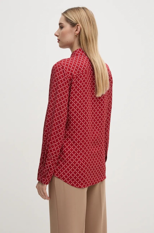 Ρούχα Πουκάμισο Tommy Hilfiger WW0WW43060 μπορντό