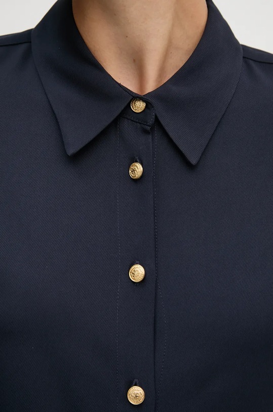 Πουκάμισο Tommy Hilfiger WW0WW43066 σκούρο μπλε AW24