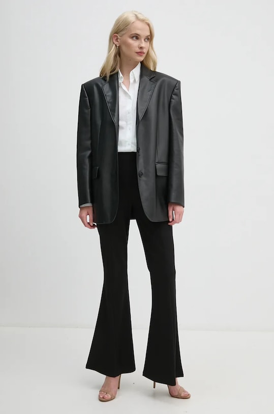 Calvin Klein Jeans koszula bawełniana J20J224436 beżowy SS25