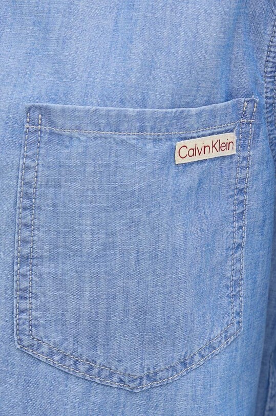Calvin Klein Jeans pamut ing J20J224899 kék