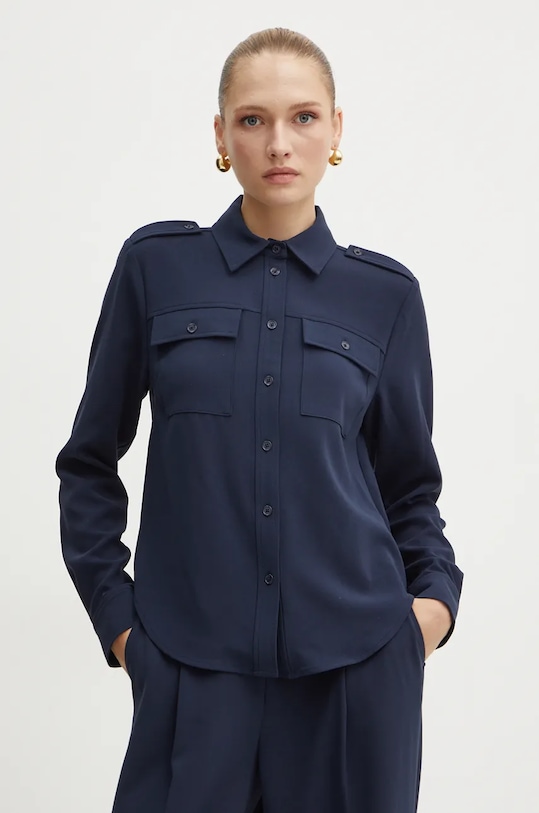 MICHAEL Michael Kors camasa lung bleumarin MF4400CENX