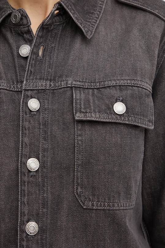 Дънкова риза MICHAEL Michael Kors MF440QFGNH сив