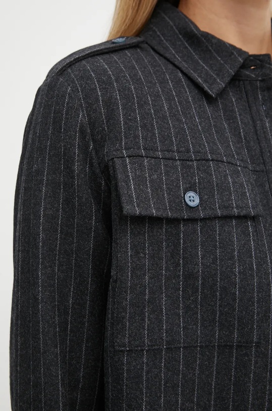 MICHAEL Michael Kors camicia in lana MF4400CF2A grigio