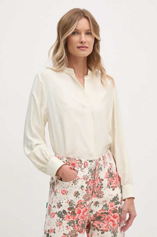 Πουκάμισο Gant μακρύ μπεζ 4300385