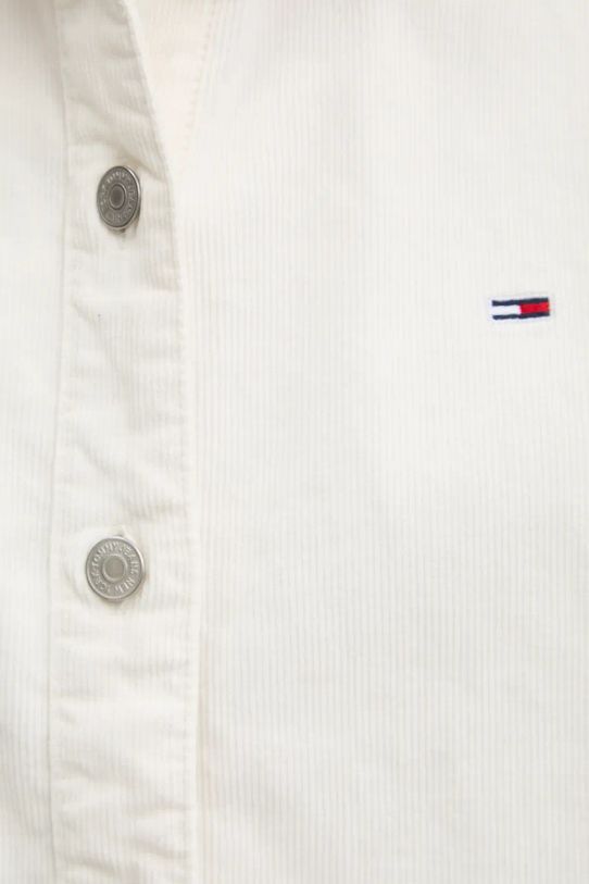 Manšestrová košile Tommy Jeans DW0DW18871 béžová