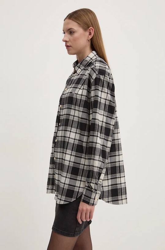 Tommy Jeans koszula regular czarny DW0DW18878