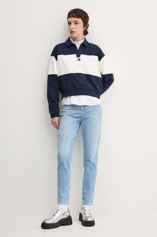 Tommy Jeans koszula bawełniana DW0DW19709 biały AW24