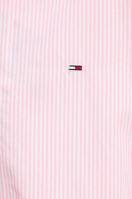 Tommy Jeans pamut ing DW0DW19805 rózsaszín AW24