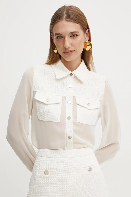 Morgan camicia CTWIX semplice beige CTWIX
