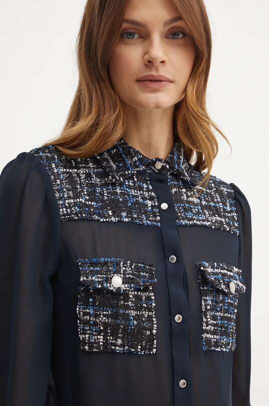 Morgan camasa CLAR CLAR bleumarin AW24