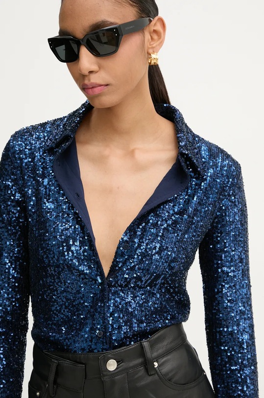 ZADIG&VOLTAIRE camasa bleumarin WWSH00594