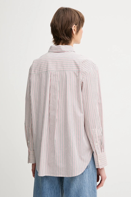 Odzież Tommy Hilfiger koszula bawełniana WW0WW45612 biały