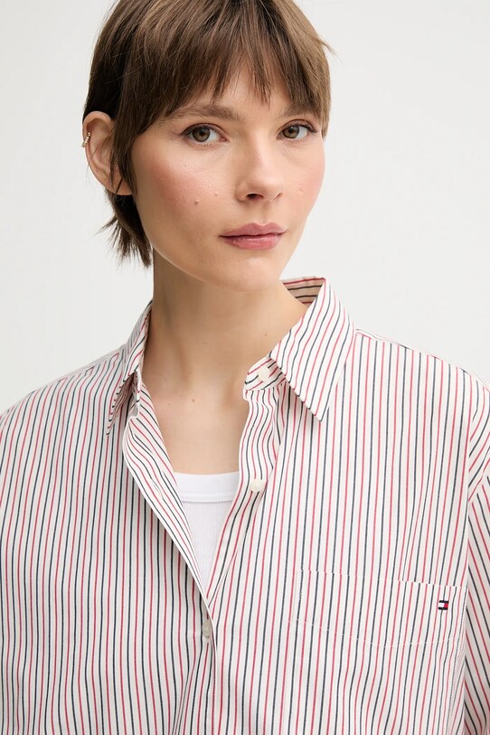 Tommy Hilfiger koszula bawełniana biały WW0WW45612