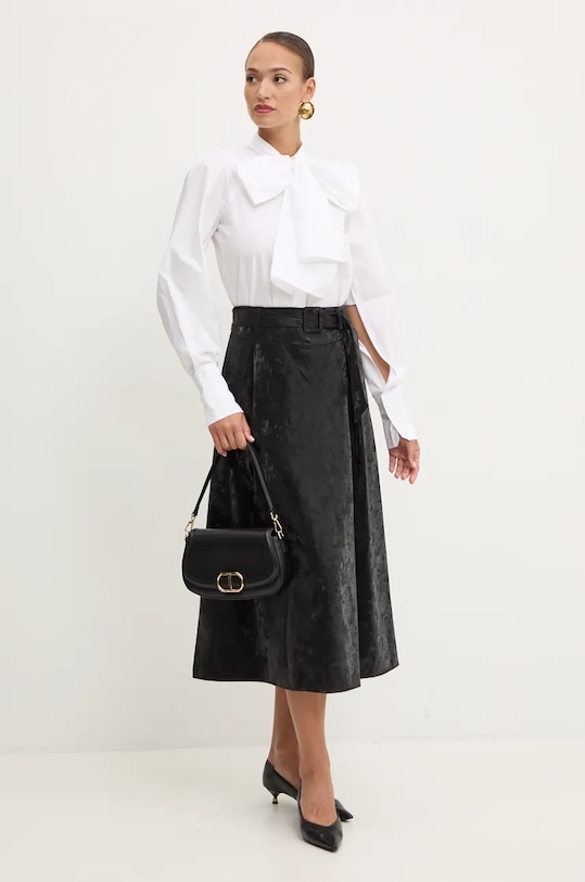 Bavlnená košeľa Patou BL0340017 biela AW24