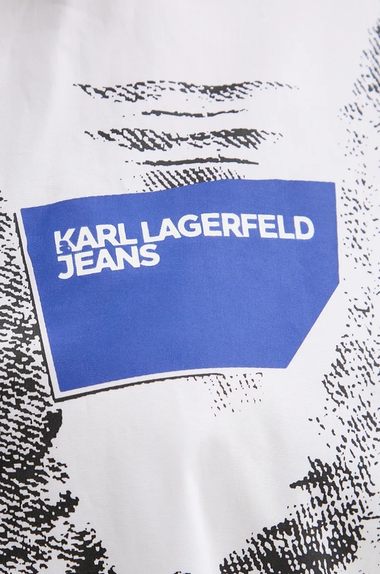Bavlněná košile Karl Lagerfeld Jeans 246J1604 bílá