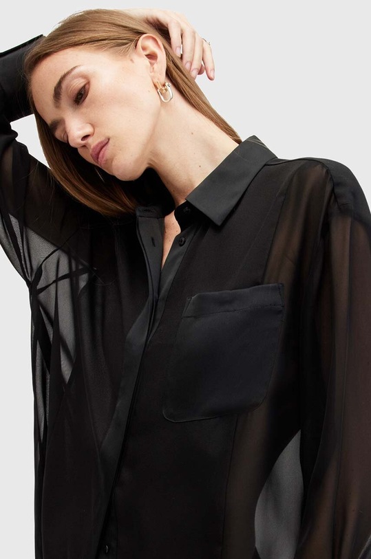 AllSaints camasa JODY W027PB negru AW24