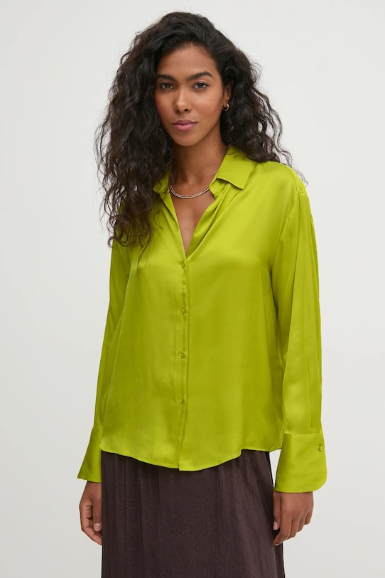 Pedro del Hierro koszula regular zielony 6638204