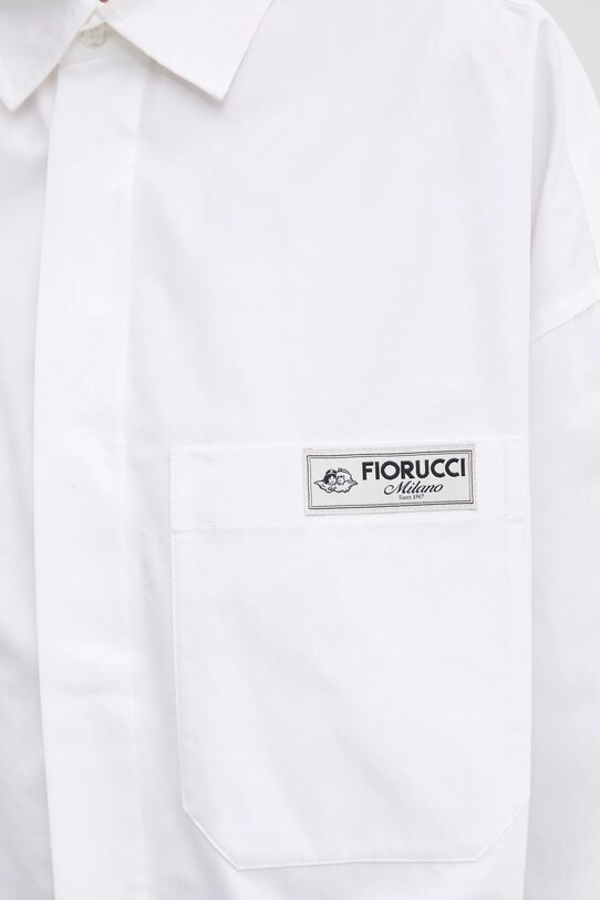 Fiorucci camasa din bumbac U01FMTLO230CO02WH01 alb