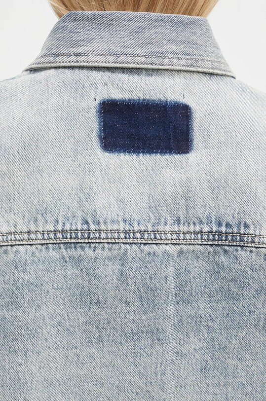 KSUBI kurtka jeansowa Cutaway Longsleeve Shirt Worn WPF24SH001 niebieski