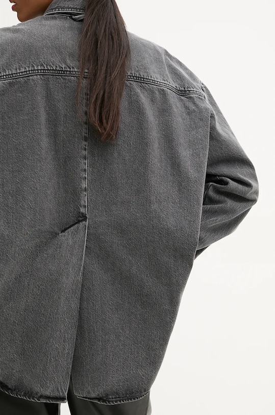 Won Hundred camasa jeans 3182.15153 gri