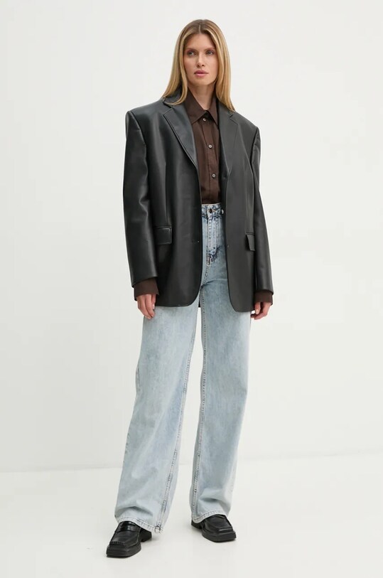 Won Hundred camasa din bumbac 3189.14235 maro AW24