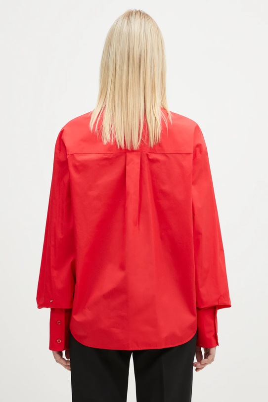 Oblečení Bavlněná košile Sportmax Gesso 2422116023600 červená