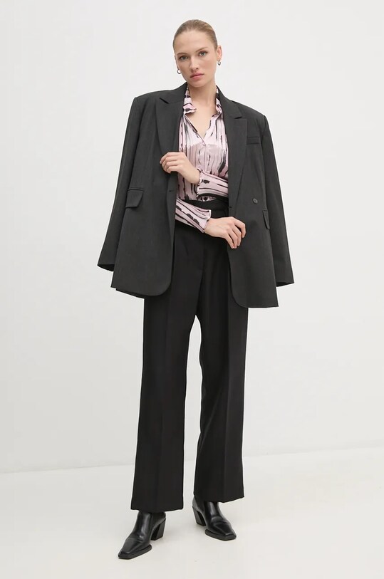 Sandro Ferrone camasa SFS32YBEMARTORA roz AW24