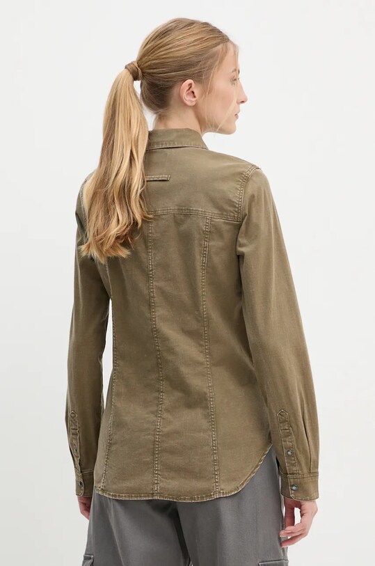 Îmbrăcăminte G-Star cămașă din denim D25243.D729 verde
