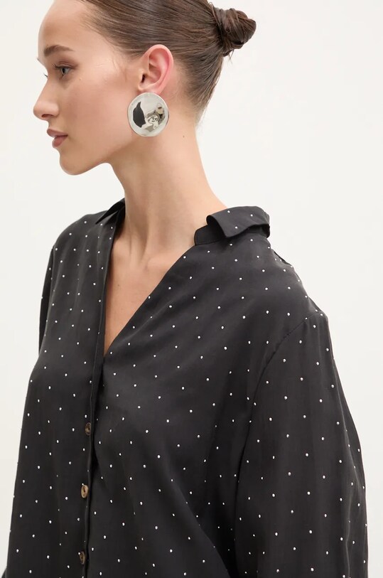Never Fully Dressed camasa Miley Shirt negru NFDTO1572